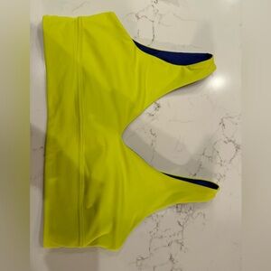 Ptula reversible bra blue/yellow